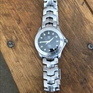 Tag heuer Link 200m watch with diamonds